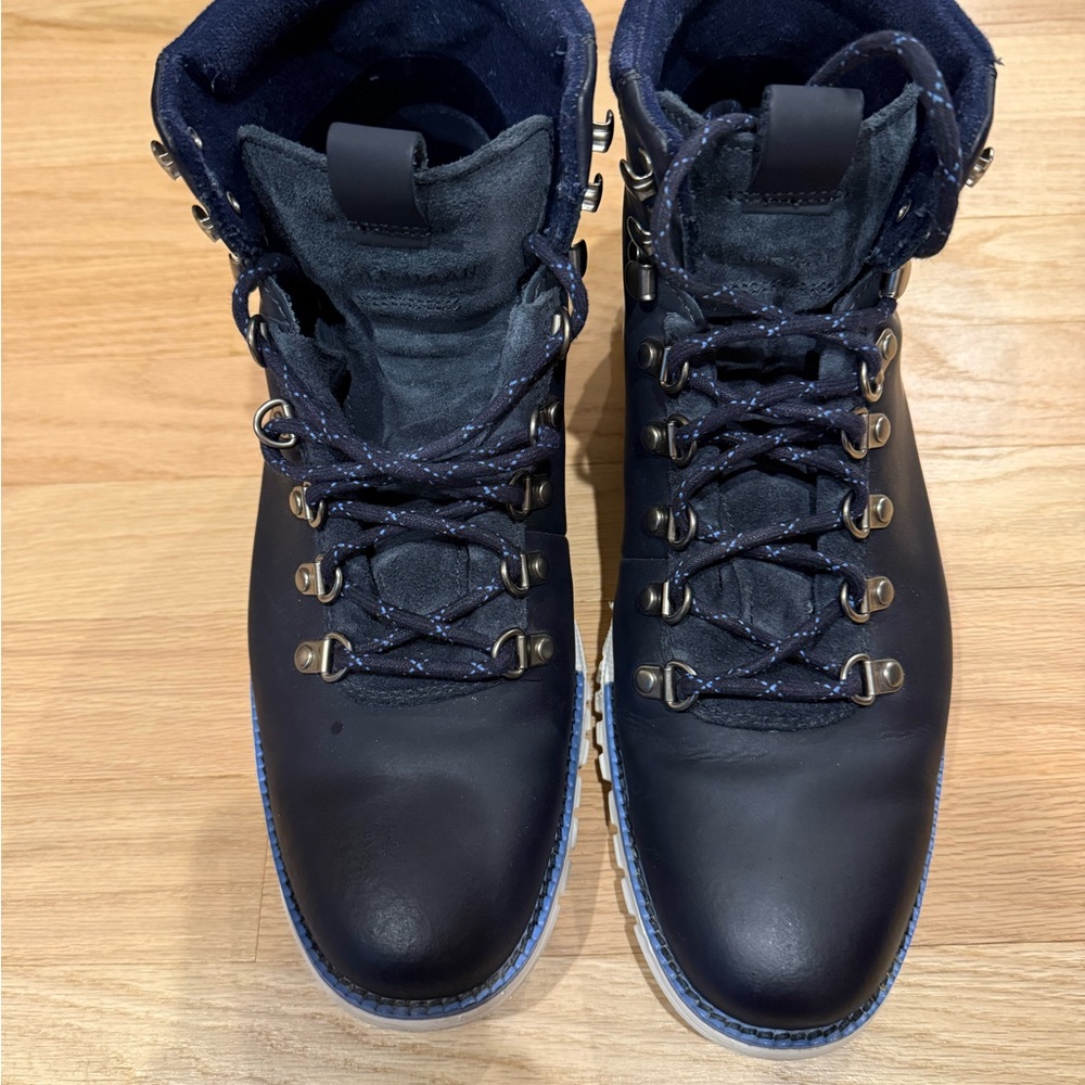 Cole Haan Dark Blue Men's Boots - Picture 3 of 4